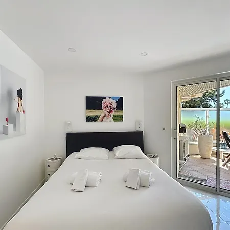 La Palmeraie With Terrace Golfe Juan Lägenhet *
